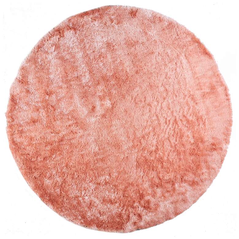 Image 1 Indochine Modern Solid Hand Tufted Pink Area Rug 4550F