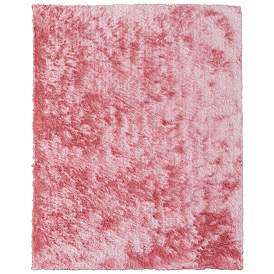 Image1 of Indochine Modern Solid Hand Tufted Pink Area Rug 4550F