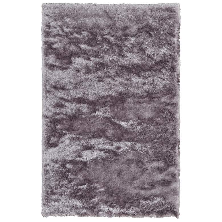 Image 1 Indochine Modern Solid Hand Tufted Purple Area Rug 4550F