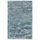 Indochine Solid Hand Tufted Blue Area Rug 4550F 3'-6" x 5'-6"