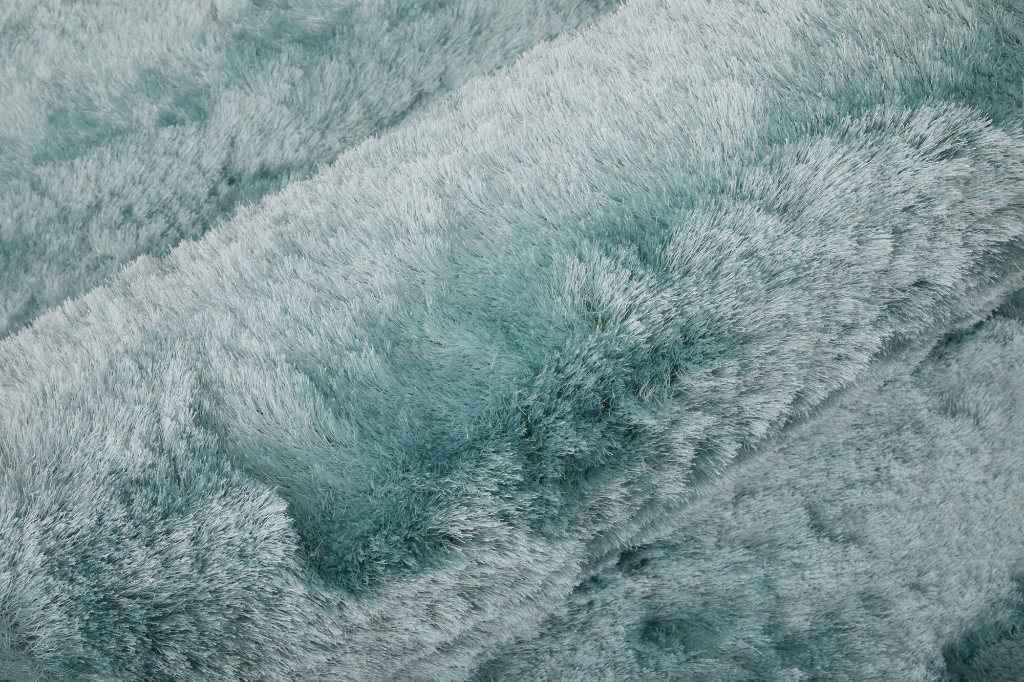 Image 6 Indochine Solid Hand Tufted Blue Area Rug 4550F 3'-6" x 5'-6" more views