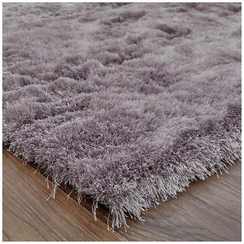 Image 4 Indochine Solid Hand Tufted Purple Area Rug 4550F 4'-9" x 7'-6" more views