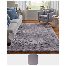 Image5 of Indochine Solid Hand Tufted Purple Area Rug 4550F 4'-9" x 7'-6" more views