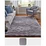 5_Indochine Solid Hand Tufted Purple Area Rug 4550F 4'-9" x 7'-6" more views