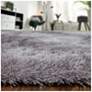 Indochine Solid Hand Tufted Purple Area Rug 4550F 4'-9" x 7'-6"