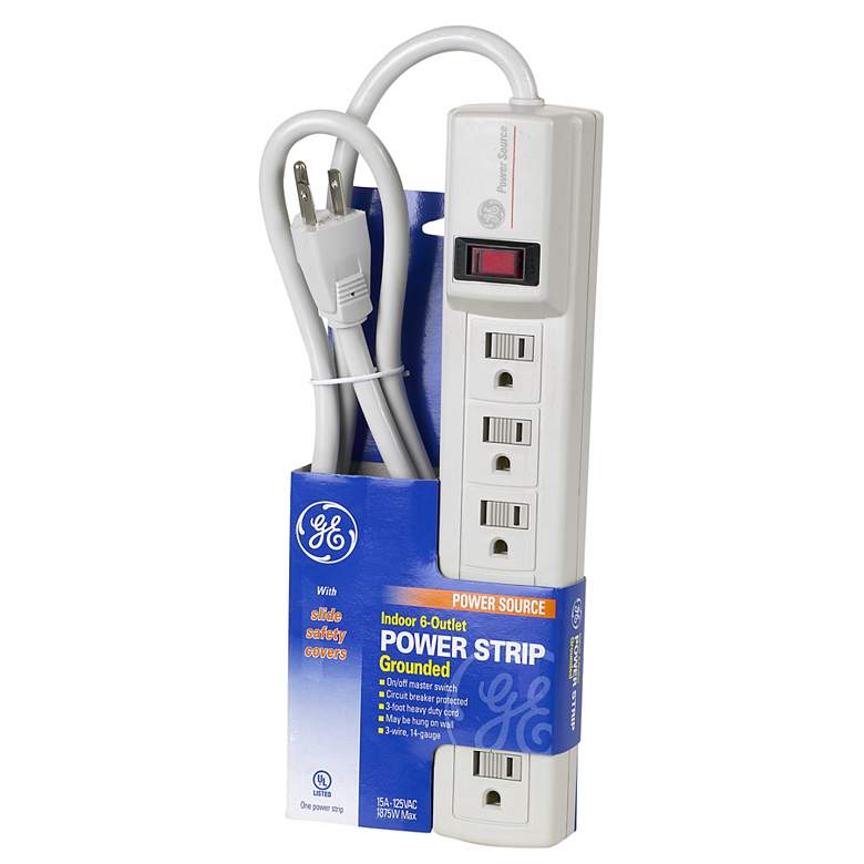 Image 1 Indoor 6-Outlet Grounded Power Strip
