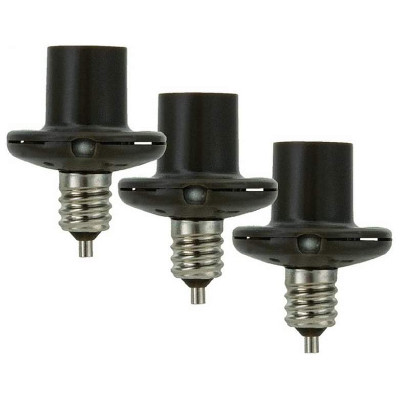 Image 1 Indoor-Outdoor Candelabra Dusk to Dawn Light Control 3-Pack