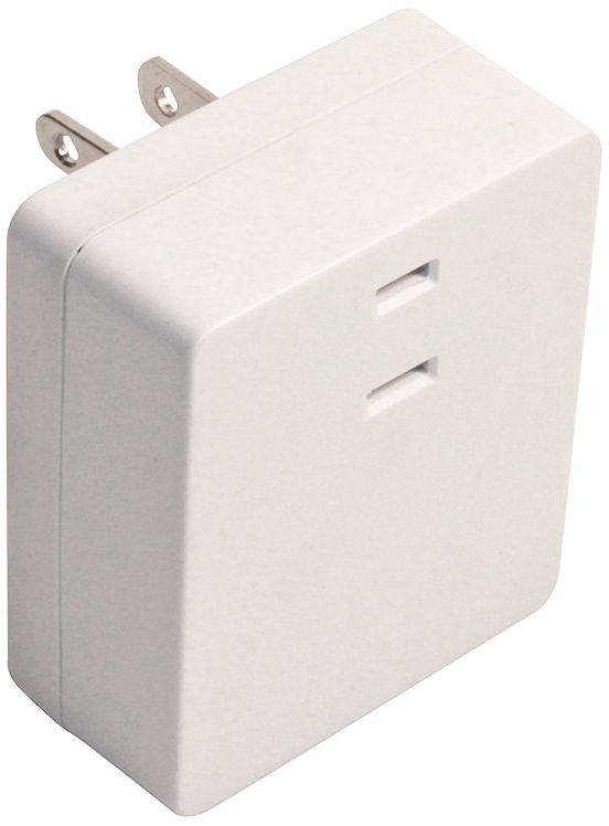 6004 200W 3-Level Touch Lamp Plug-In Dimmer White 