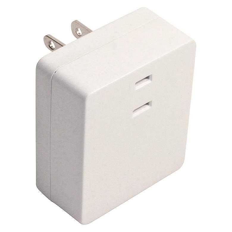 Image 1 Indoor White Finish Plug-In 3-Level Touch Dimmer