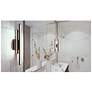 5_Indra 24" Wide Black LED Vanity Bath Light w/ White Acrylic more views