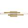 Indra 24" Wide Satin Brass LED Bath Vanity Light