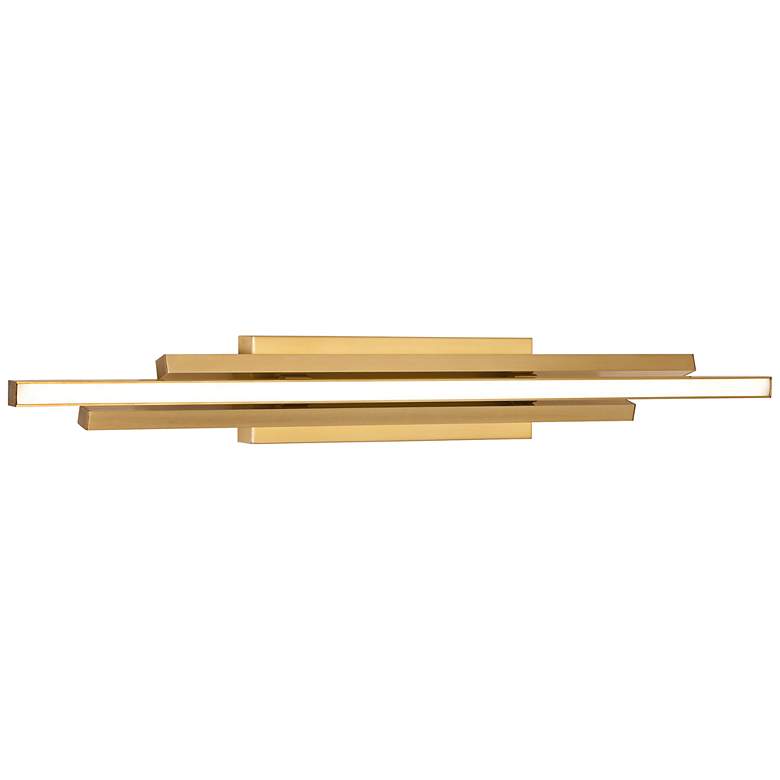 Image 3 Indra 36" LED Vanity - Satin Brass