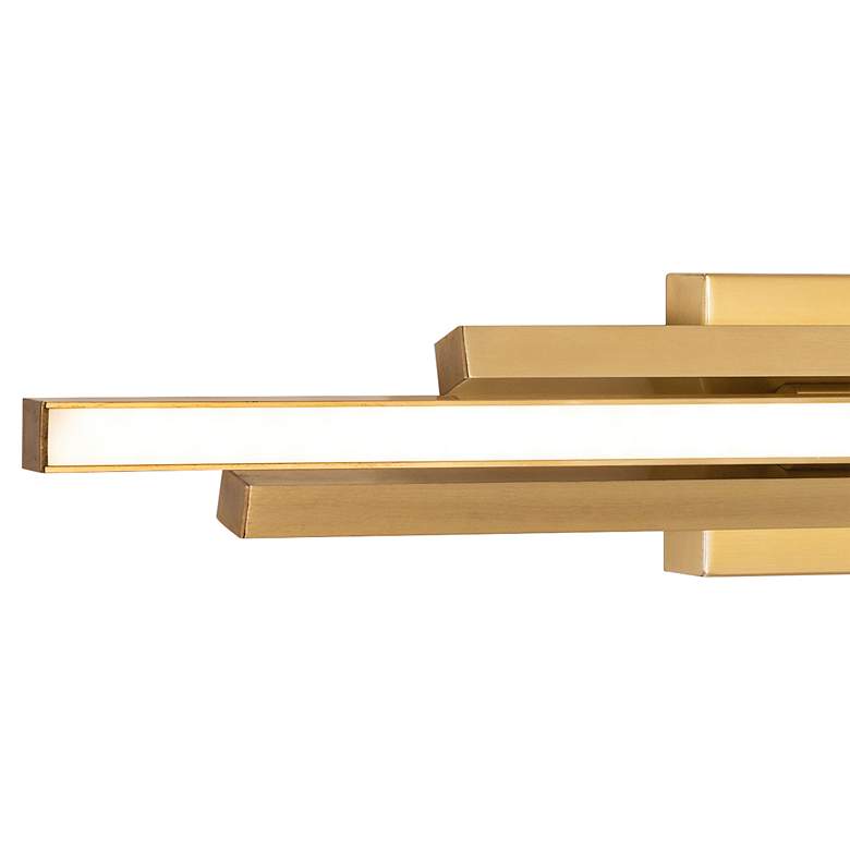 Image 4 Indra 36" LED Vanity - Satin Brass more views