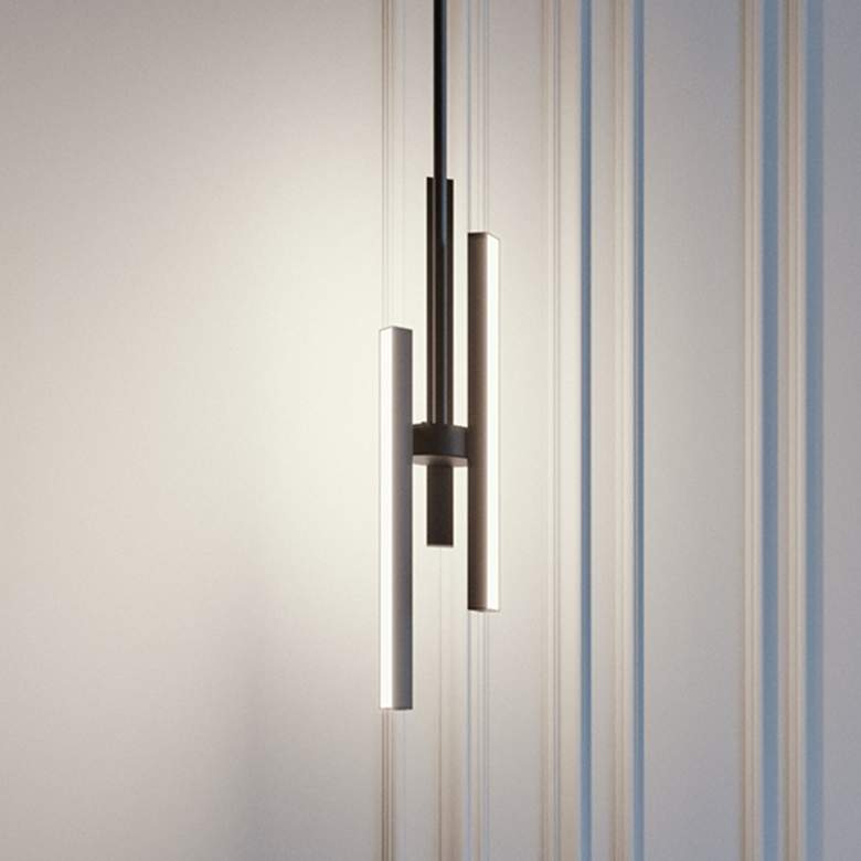 Image 1 Indra 4" LED Pendant - Black