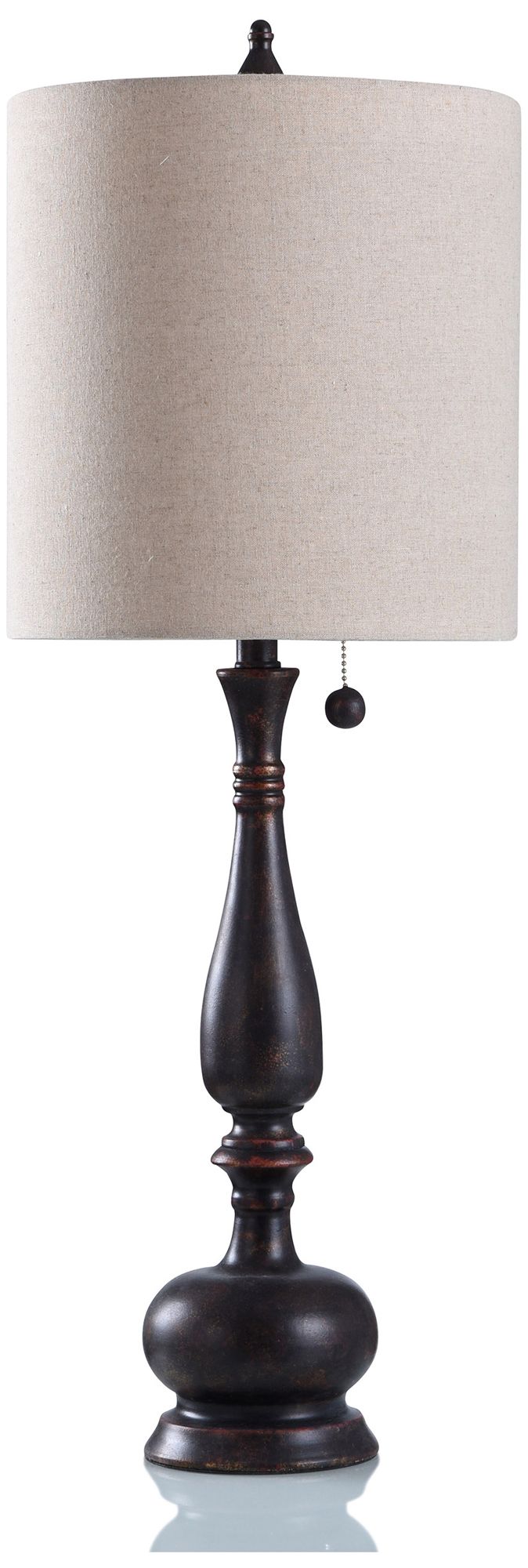 Indra Pull Chain Table Lamp 402C2 Lamps Plus