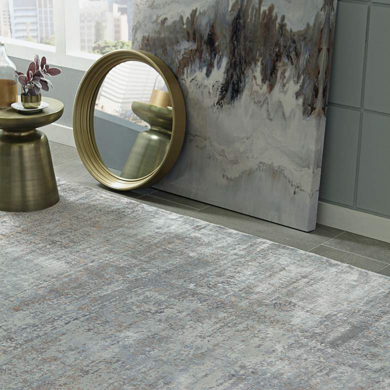 Image 3 Indulge 0801 5'x7' Slate Pulse Area Rug more views