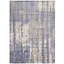 Indulge 0802 5&#39;x7&#39; Gray and Blue Drizzle Area Rug