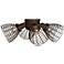 Industrial 4-Light Oil-Rubbed Bronze Ceiling Fan Light Kit