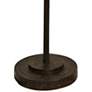 Industrial 64" High Black Floor Lamp with Open Cage Shade