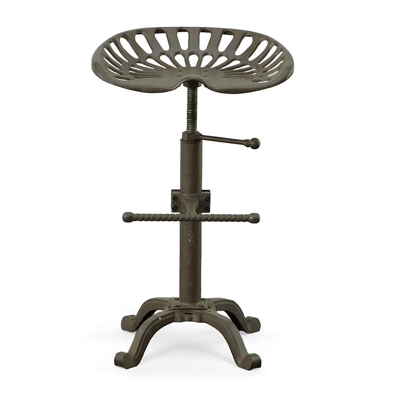 Image 4 Industrial Adjustable Tractor Seat Barstool more views