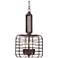 Industrial Cage 14 1/2" Wide Rust Metal Pendant Light