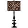 Industrial Gears Giclee Paley Black Table Lamp