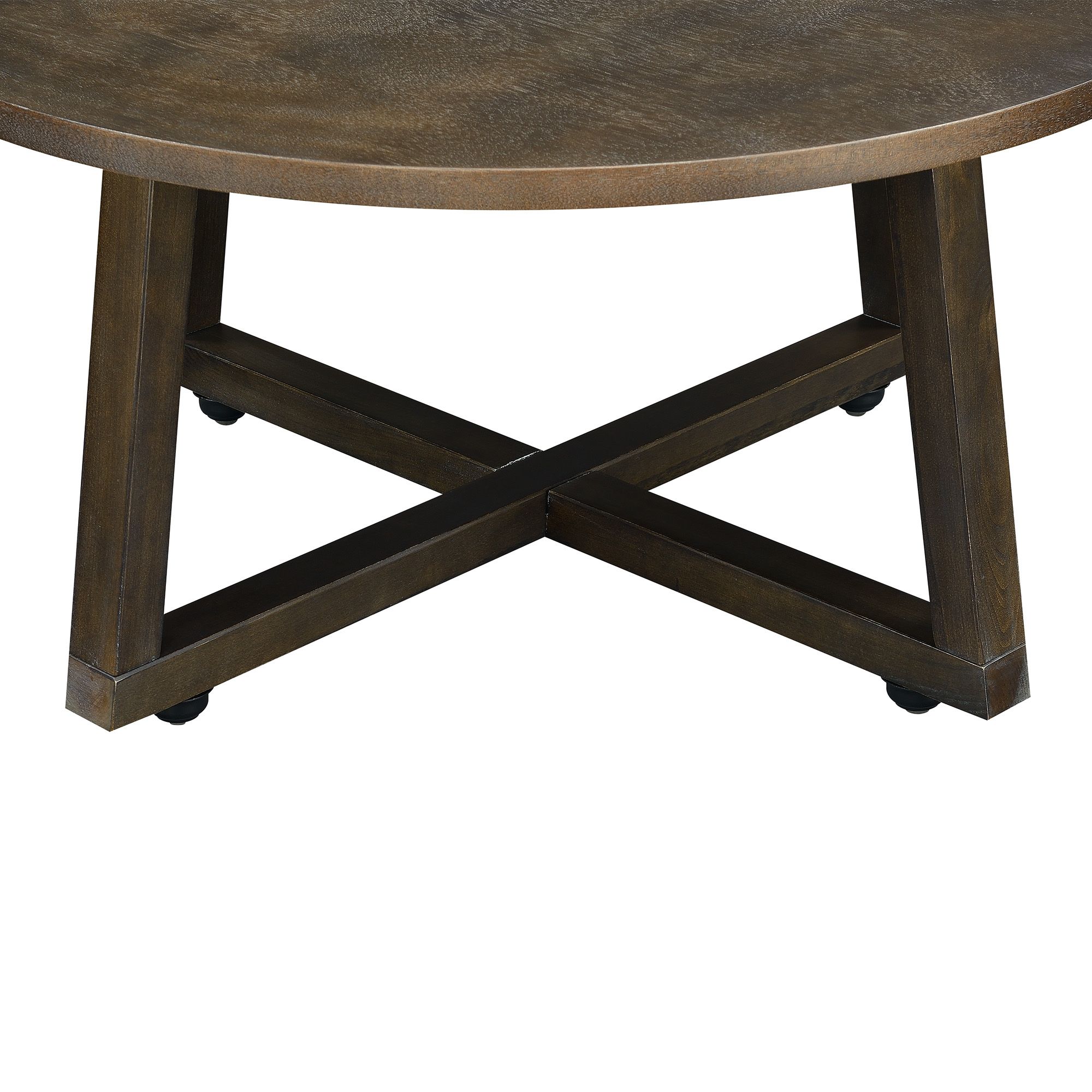 Image 4 Industrial Smokey Walnut 3-Piece Coffee and End Table Set more views
