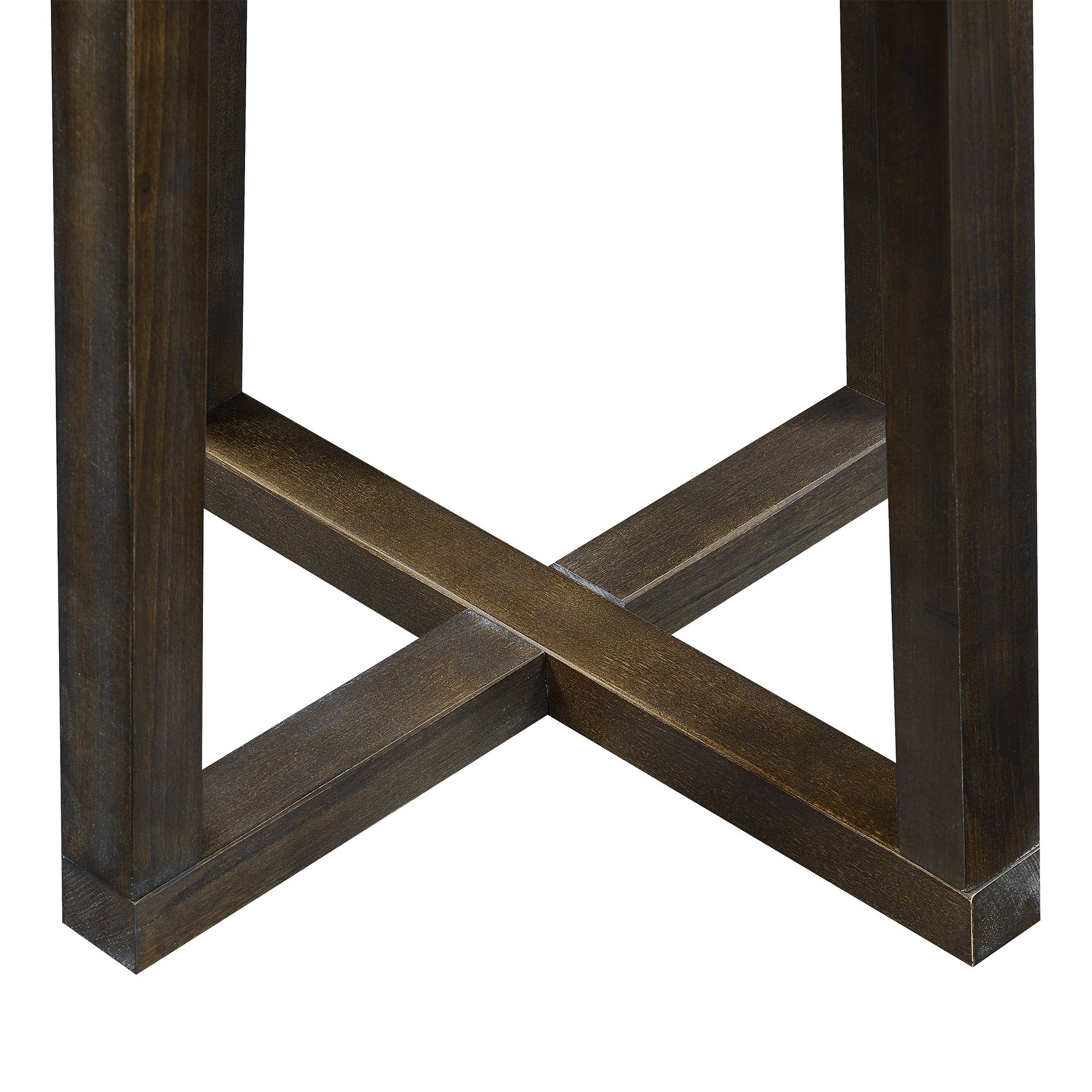 Image 5 Industrial Smokey Walnut 3-Piece Coffee and End Table Set more views