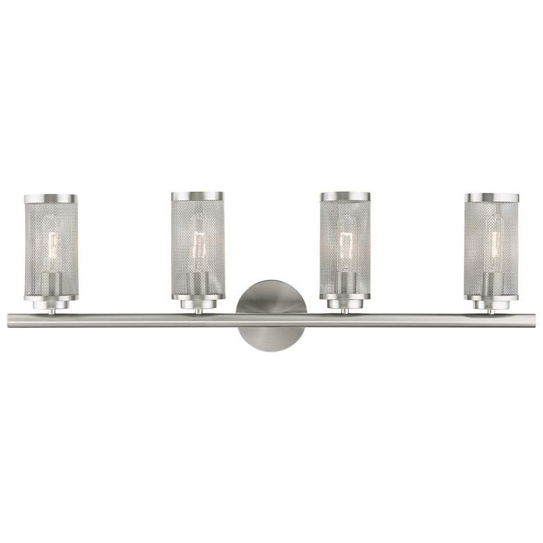 Image 1 Industro 4 Light Brushed Nickel Bath Vanity