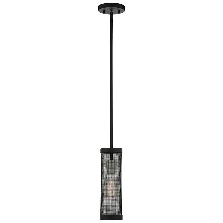 Image 2 Industry 1 Light Black Pendant