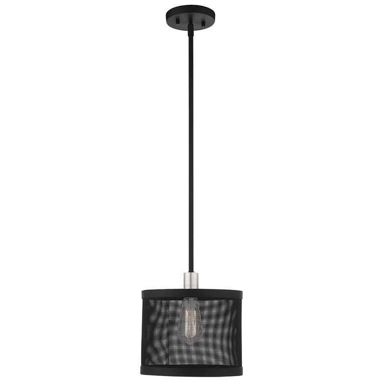 Image 2 Industry 1 Light Black Pendant