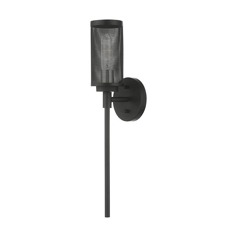 Image 3 Industry 1 Light Black Wall Sconce more views
