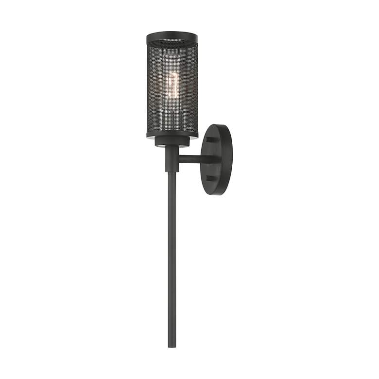 Image 5 Industry 1 Light Black Wall Sconce more views