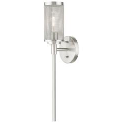 Industry 1 Light Brushed Nickel Wall Sconce