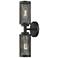 Industry 2 Light Black Wall Sconce