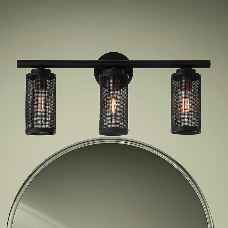 Image 1 Industry 3 Light Black Bath Vanity