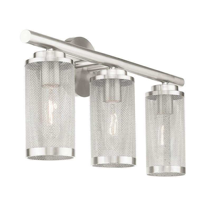 Image 5 Industry 3 Light Brushed Nickel Bath Vanity more views