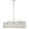 Industry 3 Light Brushed Nickel Chandelier
