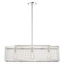 6_Industry 3 Light Brushed Nickel Chandelier more views