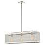7_Industry 3 Light Brushed Nickel Chandelier more views