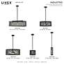Thumbnail3 of Industry 4 Light Black Chandelier more views