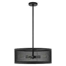Image5 of Industry 4 Light Black Chandelier more views