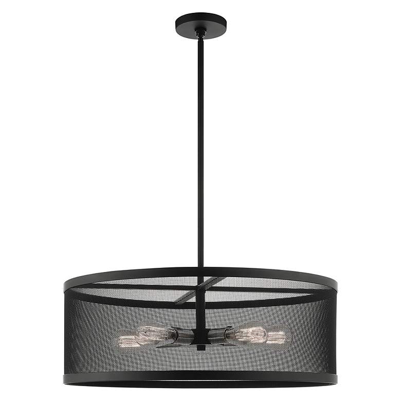 Image 6 Industry 5 Light Black Chandelier more views