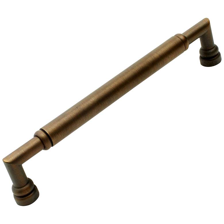 Image 1 Indy Antique English Metal 13" Wide Cylinder Appliance Pull