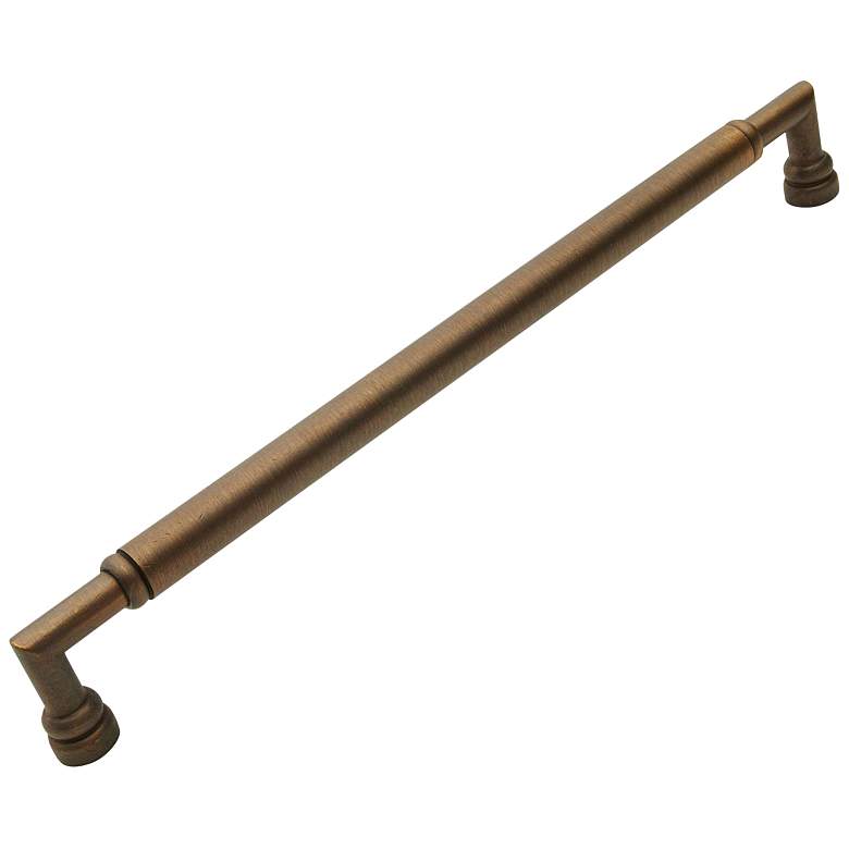 Image 1 Indy Antique English Metal 19" Wide Cylinder Appliance Pull