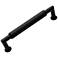 Indy Black Metal 5 1/2" Wide Cylinder Cabinet Pull