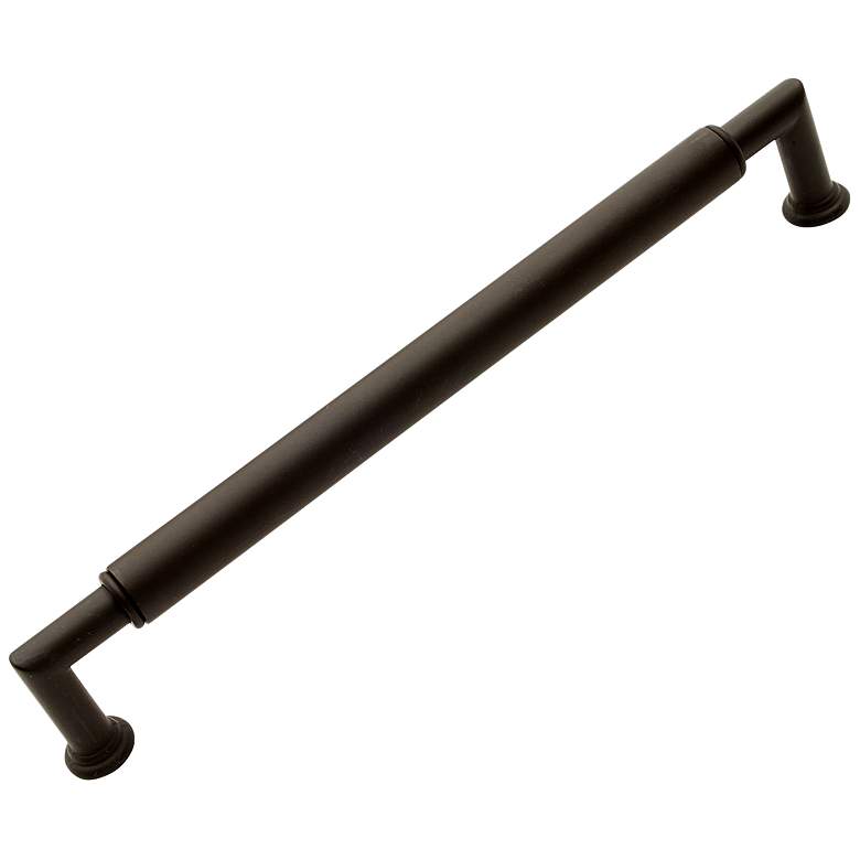 Image 1 Indy Oil-Rubbed Bronze Metal 10 1/2"W Cylinder Cabinet Pull