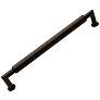 Indy Oil-Rubbed Bronze Metal 10 1/2"W Cylinder Cabinet Pull