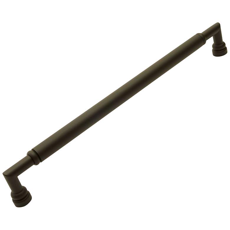 Image 1 Indy Oil-Rubbed Bronze Metal 19"W Cylinder Appliance Pull