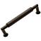 Indy Oil-Rubbed Bronze Metal 5 1/2"W Cylinder Cabinet Pull